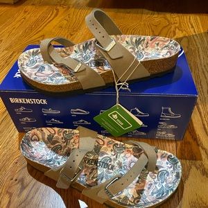 Birkenstock Mayari Vegan gray taupe 7m new sw